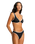 Beach Bound Ring Front Bikini Top in Black