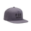 The Fox Mens Non Stop Tech Snapback Cap in Steel Grey