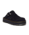 The Dr Martens Womens Zebzag Suede Casual Slingback Platform Mules in Black