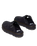 The Dr Martens Womens Zebzag Suede Casual Slingback Platform Mules in Black
