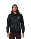The Fox Mens Fox Head Camo Pullover Hoodie in Black Camo