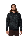 The Fox Mens Fox Head Camo Pullover Hoodie in Black Camo