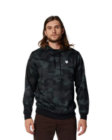The Fox Mens Fox Head Camo Pullover Hoodie in Black Camo