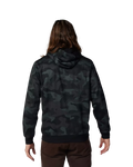 The Fox Mens Fox Head Camo Pullover Hoodie in Black Camo