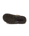 The Dr Martens Womens Zebzag Suede Casual Slingback Platform Mules in Savannah Tan