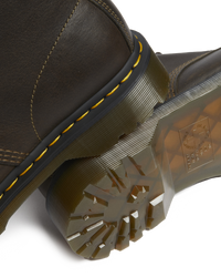 The Dr Martens Mens 1460 WL Grizzly Boots in Olive