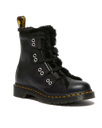 1460 Faux Fur Lined Lace to Toe Boots in Black