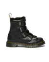 1460 Faux Fur Lined Lace to Toe Boots in Black