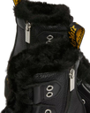 1460 Faux Fur Lined Lace to Toe Boots in Black