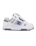 Stag Shoes in White, Blue & Grey