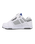 Stag Shoes in White, Blue & Grey