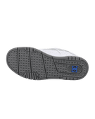 Stag Shoes in White, Blue & Grey