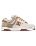 The DC Shoes Mens Stag Shoes in Brown & Gum