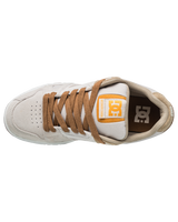 The DC Shoes Mens Stag Shoes in Brown & Gum