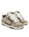 Stag Shoes in Taupe & Off White