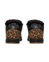 The DC Shoes Womens Stag Shoes in Cheetah & Black