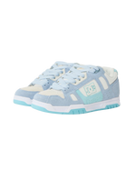 Stag Shoes in Grey, Blue & White