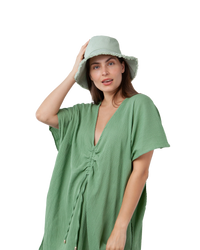 The Barts Womens Huahina Bucket Hat in Sage