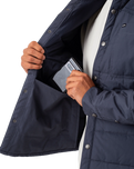 Cass Jacket in Ombre Blue