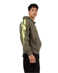 Elevated Oversized Pullover Hoodie in Military Green