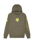 Elevated Oversized Pullover Hoodie in Military Green