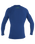 The O'Neill Boys Basic Skins Long Sleeved Rash Vest in Pacific