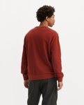 The Levi's® Mens Graphic Letterman Sweatshirt in Fired Brick