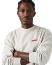 The Levi's® Mens Relaxed Graphic Sweatshirt in Levi's® Chaps 2 Light Heather Grey