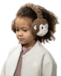 The Barts Girls Teddy Earmuffs in Brown
