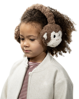 The Barts Girls Teddy Earmuffs in Brown