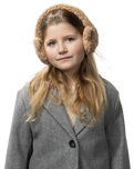 The Barts Girls Teddy Earmuffs in Light Brown