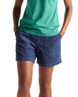 Avian Organic Cord Walkshorts in Dark Denim