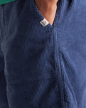 Avian Organic Cord Walkshorts in Dark Denim