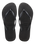 The Havaianas Womens Slim Flip Flops in Black