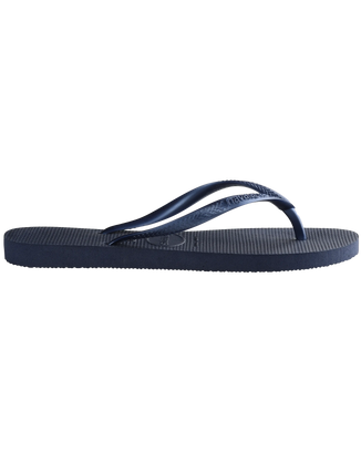 The Havaianas Womens Slim Flip Flops in Navy Blue