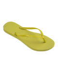 Slim Flip Flops in Wild Lime