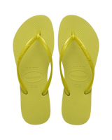 Slim Flip Flops in Wild Lime