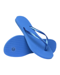Slim Flip Flops in Brilliant Blue