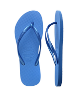 Slim Flip Flops in Brilliant Blue