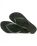Slim Flip Flops in Green Olive