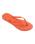 Slim Flip Flops in Sunset Orange