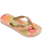 The Havaianas Girls Girls Flores Flip Flops in Ballet Rose