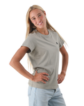 The Born by the Sea Womens Beach Club T-Shirt in Eucalyptus