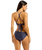 The Seafolly Womens Belle Hipster Bikini Bottoms in Blue Indigo