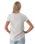 The Born by the Sea Womens Hibiscus T-Shirt in Bone