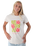The Born by the Sea Womens Hibiscus T-Shirt in Bone