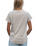 The Born by the Sea Womens Postcard T-Shirt in Bone