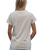 The Born by the Sea Womens Postcard T-Shirt in Bone