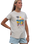 The Born by the Sea Womens Postcard T-Shirt in Bone