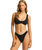 The Seafolly Womens Sea Dive High Cut Bikini Bottoms in Black